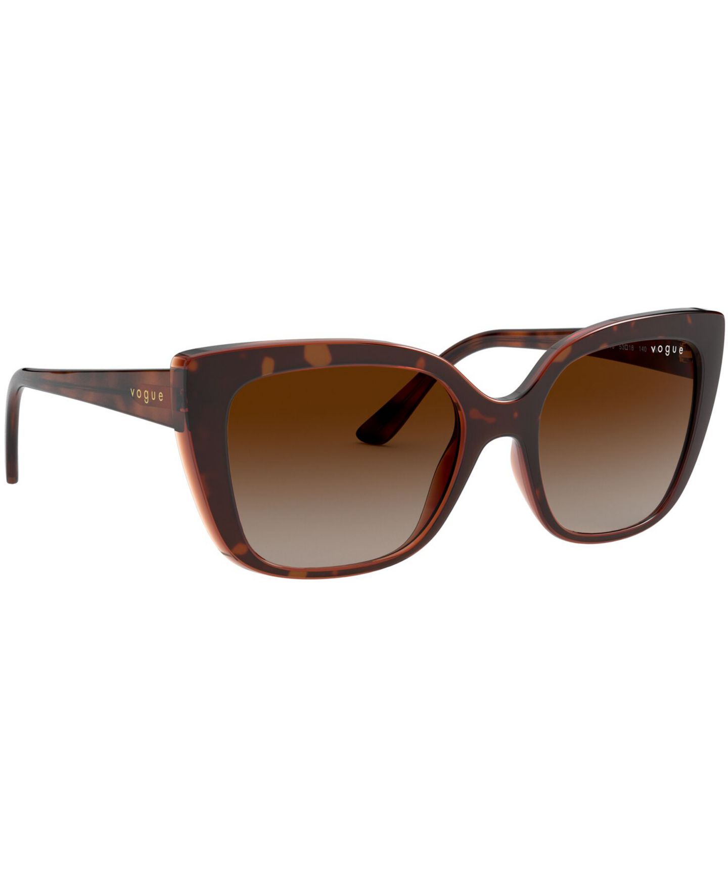 Женские солнцезащитные очки Vogue Eyewear Sunglasses, VO5337S53-Y, цвет: Чёрный / Серый градиентный — фото 8