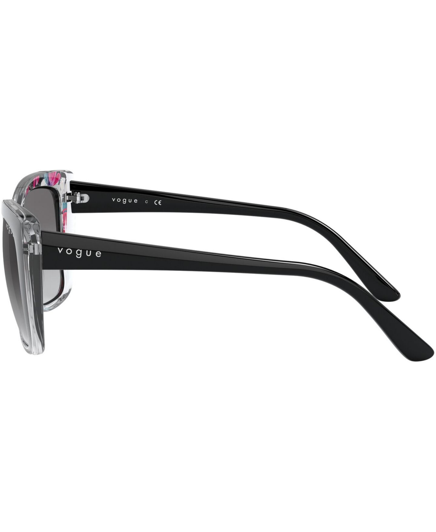 Женские солнцезащитные очки Vogue Eyewear Sunglasses, VO5337S53-Y, цвет: Чёрный / Серый градиентный — фото 6