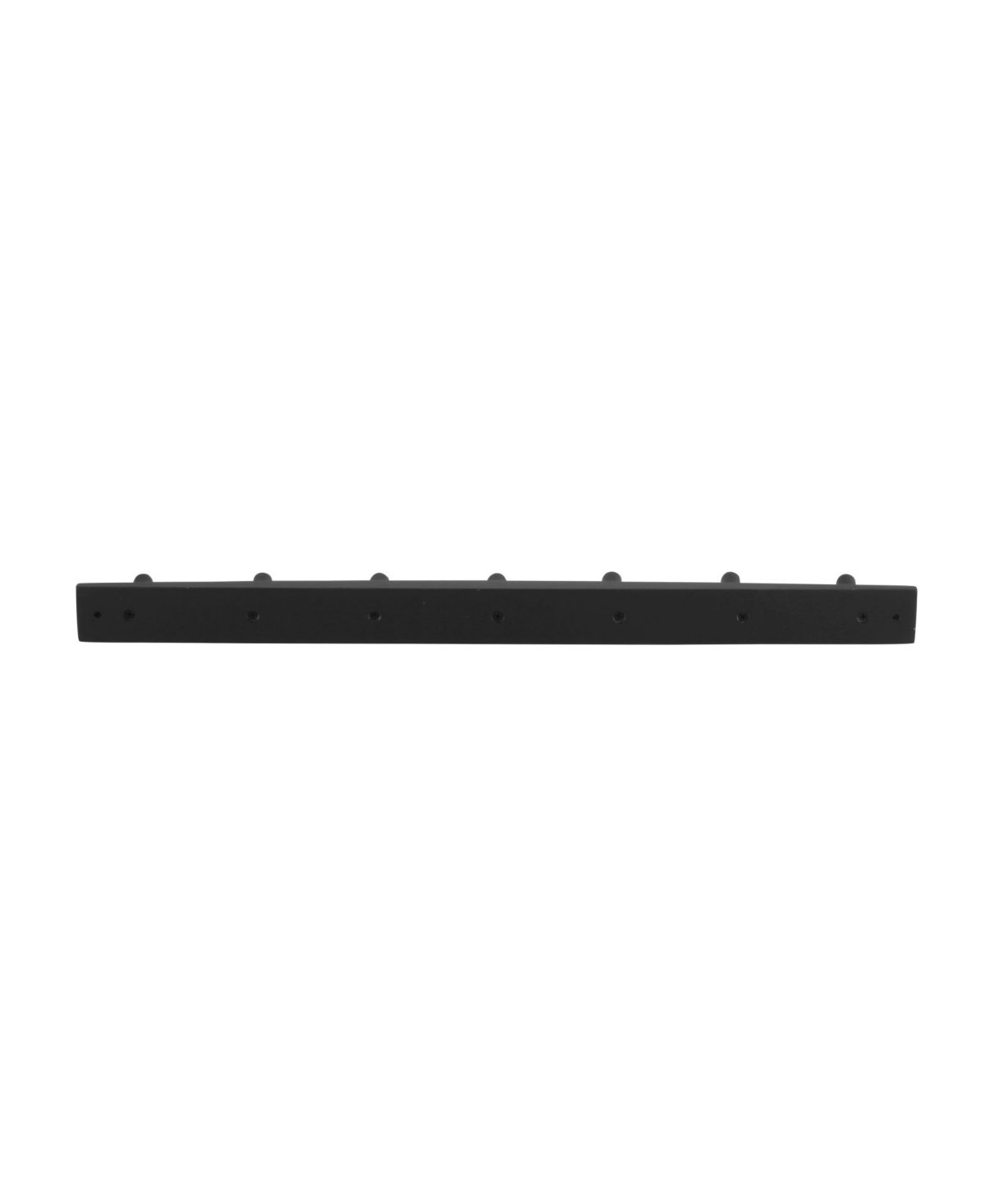 Shop Spectrum Diversified Wall-mounted 7 Peg Wood Hook Rack In Black