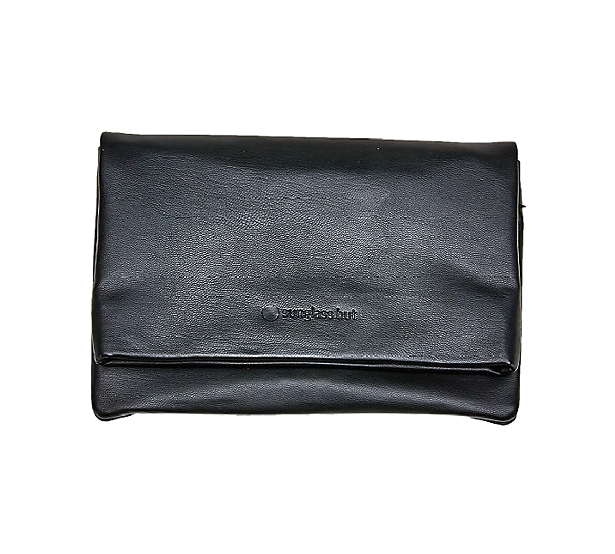 Sunglass Hut Large Faux Leather Case - Black