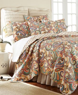 Alyssa Paisley Reversible 2-Pc. Quilt Set, Twin