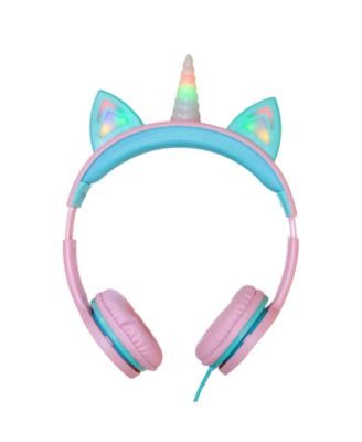 Photo 1 of Gabba Goods Kids SafeSounds Unicorn Led Light-Up Wired Headphones