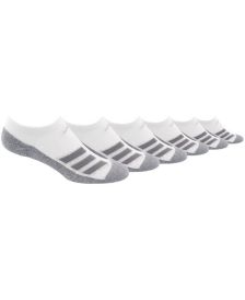 Big Boys Cushioned Angle Stripe No Show Sock Pack of 6