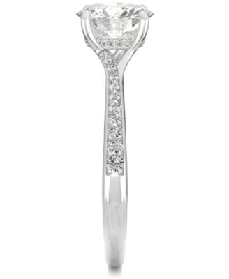 Moissanite Engagement Ring (1-5/8 ct. t.w. DEW) in 14k White Gold