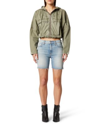 biker shorts jeans