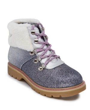 image of Juicy Couture Little Girls Glitter Hiker Bootie