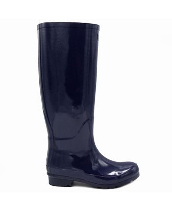 London Fog Women s Thames Knee High Rain Boot Macy s