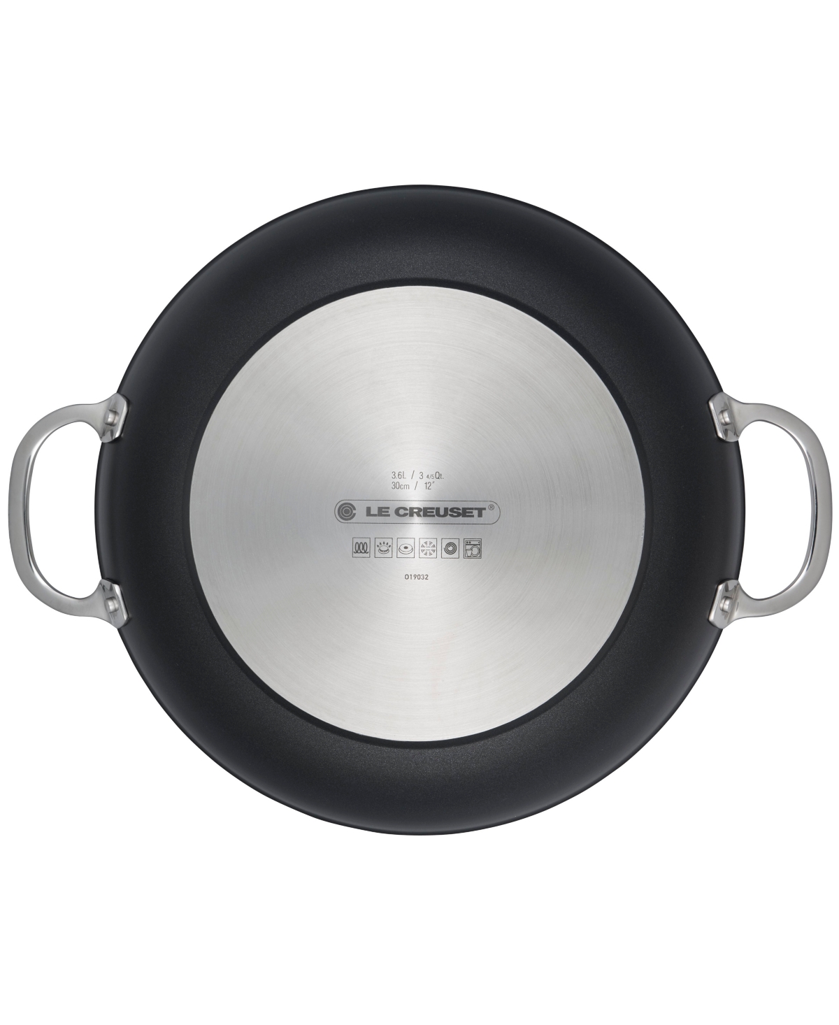 Le Creuset Hard Anodized Aluminum Nonstick 4-Qt. Braiser with Lid