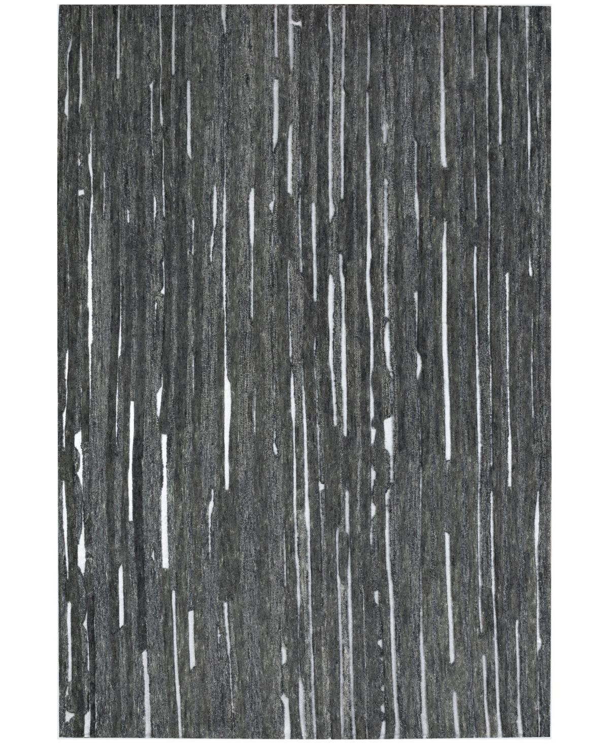 Closeout! D Style Vibes VB1 5' x 7'6in Area Rug - Black