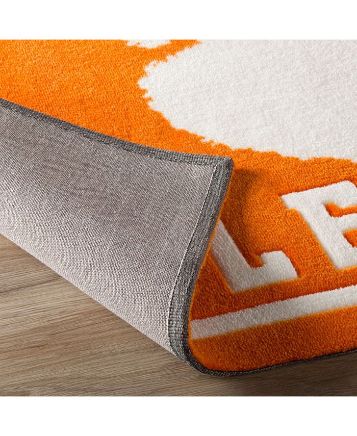 Luxury Sports Rugs Clemson Colcl Orange 5' x 7'6" Area Rug Macy's