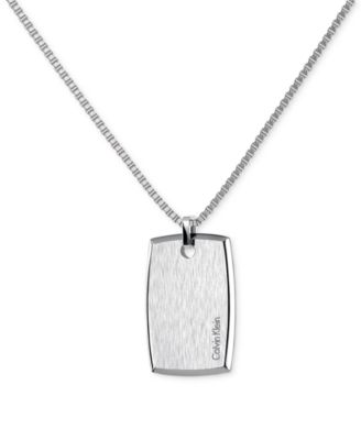 calvin klein necklace mens