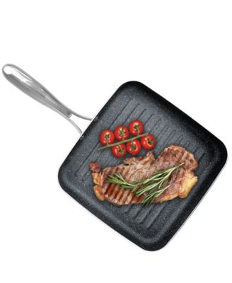 Granite Stone Diamond Titanium Non-Stick Coating Mineral Infused 10.5” Grill Pan