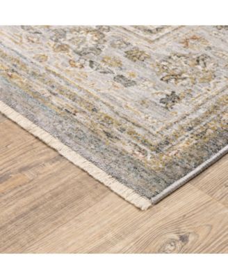 Maharaja 40M Beige and Gray 3'3" x 5' Area Rug