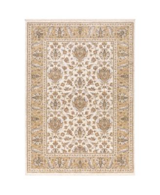 Maharaja 5091Z Ivory and Gold 2' x 3' Area Rug