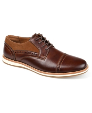 image of Vance Co. Griff Men-s Cap Toe Brogue Derby Shoe Men-s Shoes