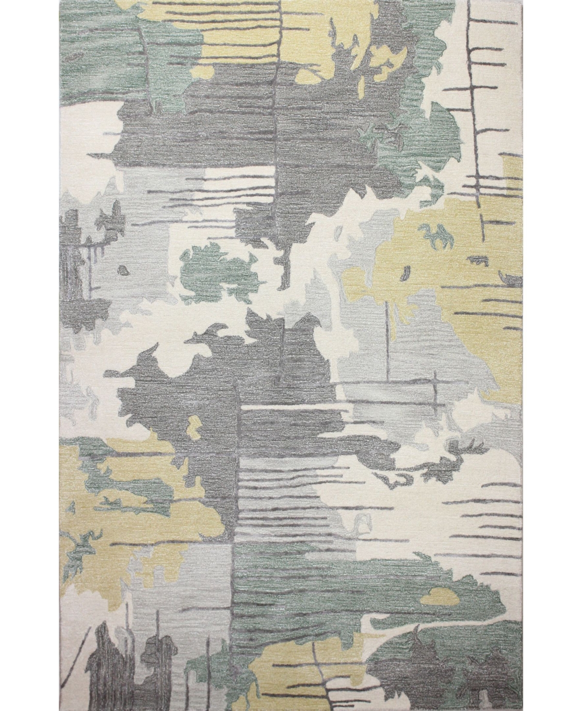 Closeout! Bb Rugs Downtown Tud-03 Ivory 8'6in x 11'6in Area Rug - Ivory