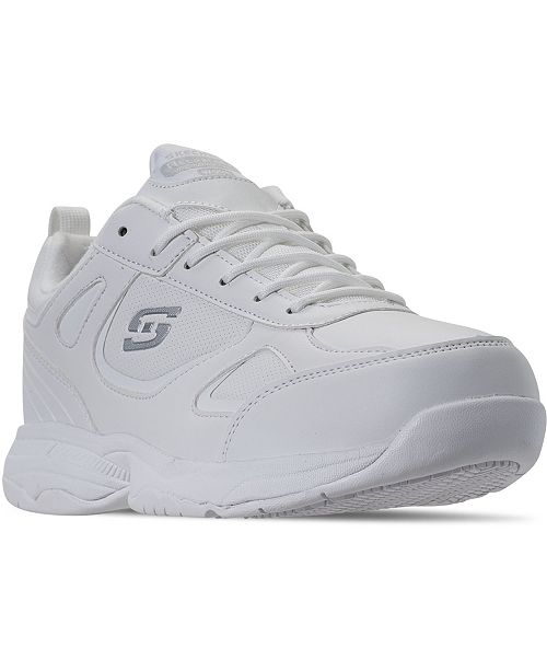 Skechers Men S Work Relaxed Fit Dighton Slip Resistant Casual