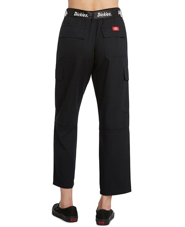 Dickies Juniors' Belted Cargo Capri Pants & Reviews Leggings & Pants Juniors Macy's