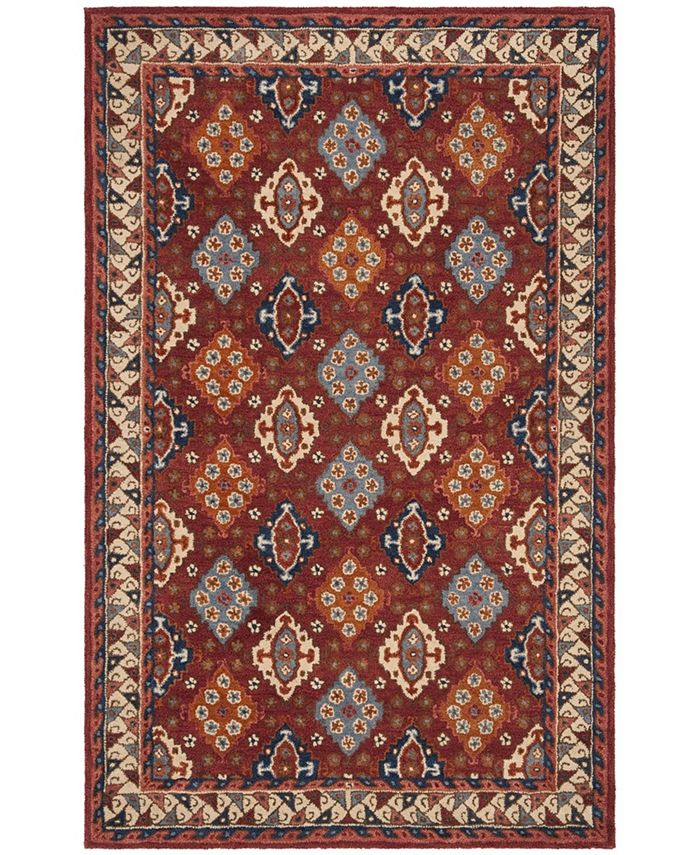 Safavieh Antiquity At509 Red and Blue 2' x 3' Area Rug Macy's