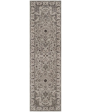 Safavieh Antiquity At58 Gray And Beige 2'3" X 8' Runner Area Rug