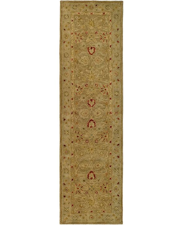 Safavieh Antiquity At822 Brown 2 3 X 14 Runner Area Rug Reviews Rugs Macy S