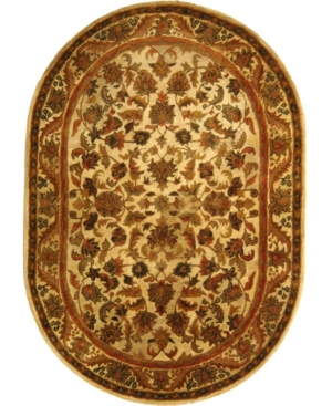 Safavieh Antiquity At52 Gold 7'6" X 9'6" Oval Area Rug