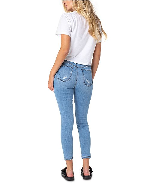 Kendall + Kylie Kontour High Rise Ripped Skinny Jeans & Reviews - Jeans ...