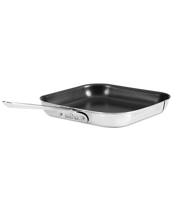 ALL-CLAD Tri-Ply Stainless Steel NonStick 11 Griddle Square Pan
