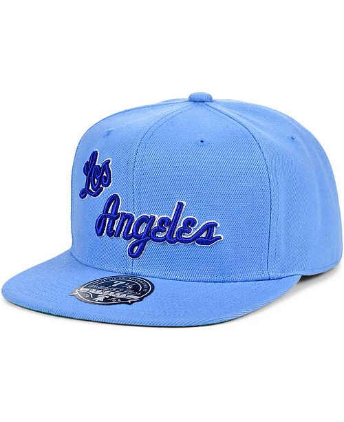 Mitchell Ness Los Angeles Lakers Team Ground Fitted Cap Reviews Sports Fan Shop By Lids Men Macy S