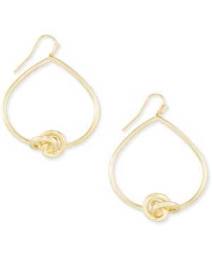 image of Kendra Scott Love Knot Open Drop Earrings