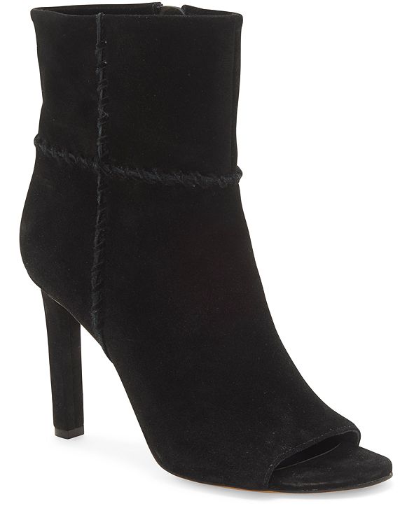 Vince Camuto Sashane Peep-Toe Booties & Reviews - Boots - Shoes - Macy's