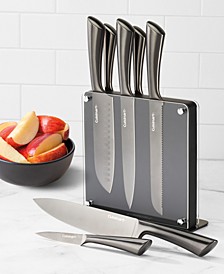 Space-Saving Onyx 8-Pc. Cutlery Set with Magnetic Block