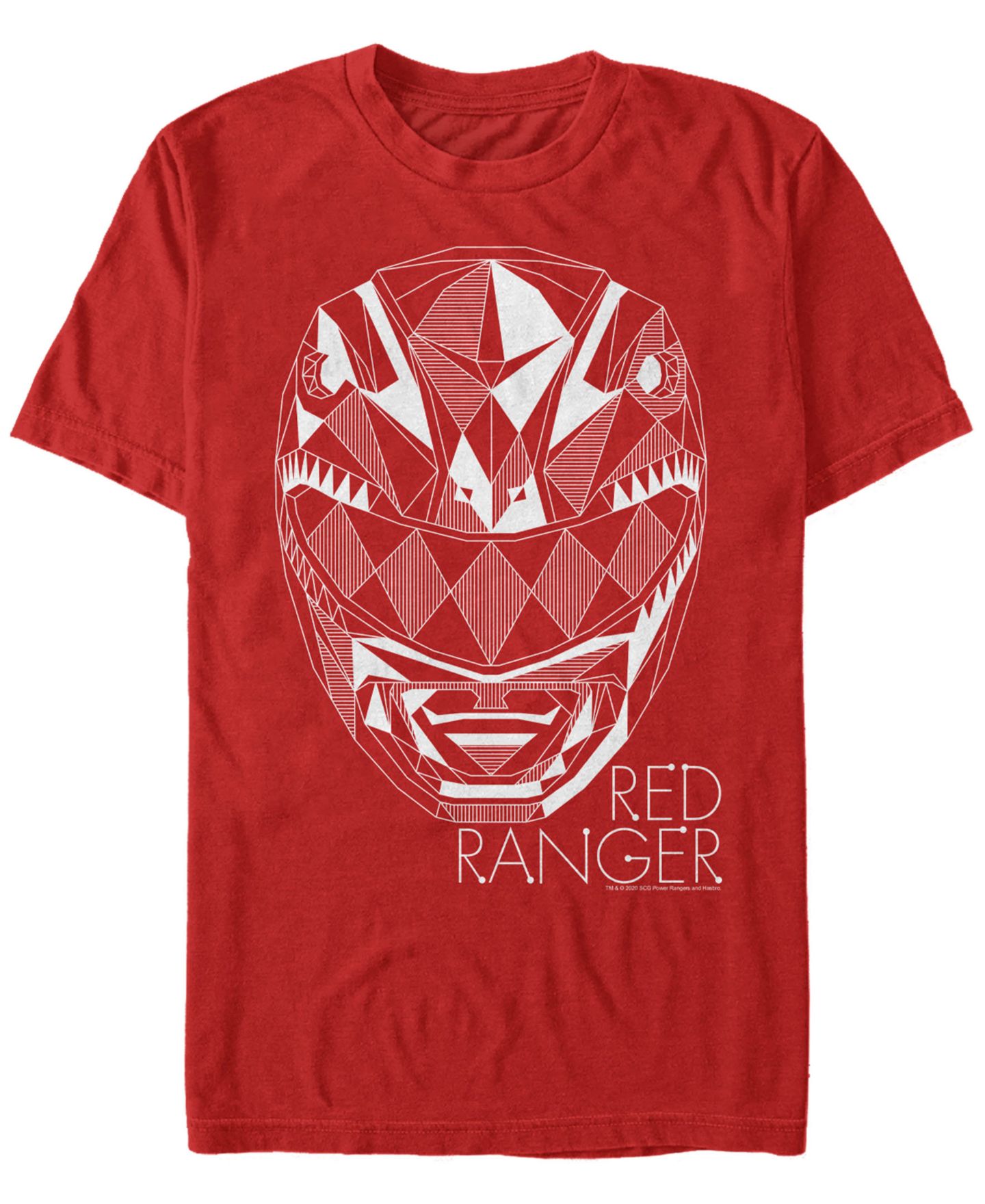 Мужская футболка Fifth Sun Red Ranger Lines Short Sleeve Crew, цвет: Красный — фото 1