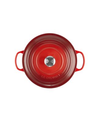 Signature Enameled Cast Iron 7.25-Quart Round Dutch Oven
