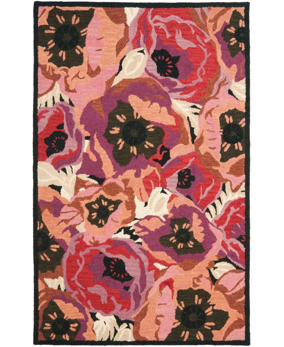 Martha Stewart Collection Poppy MSR4872A Red 9' x 12' Area Rug - Red