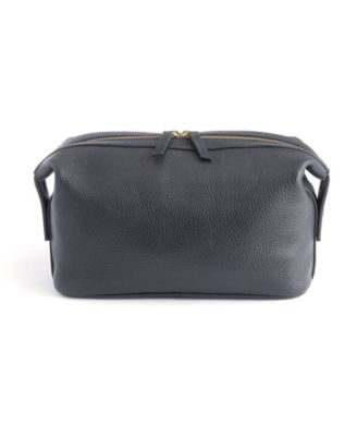 Pebbled Leather Toiletry Bag
