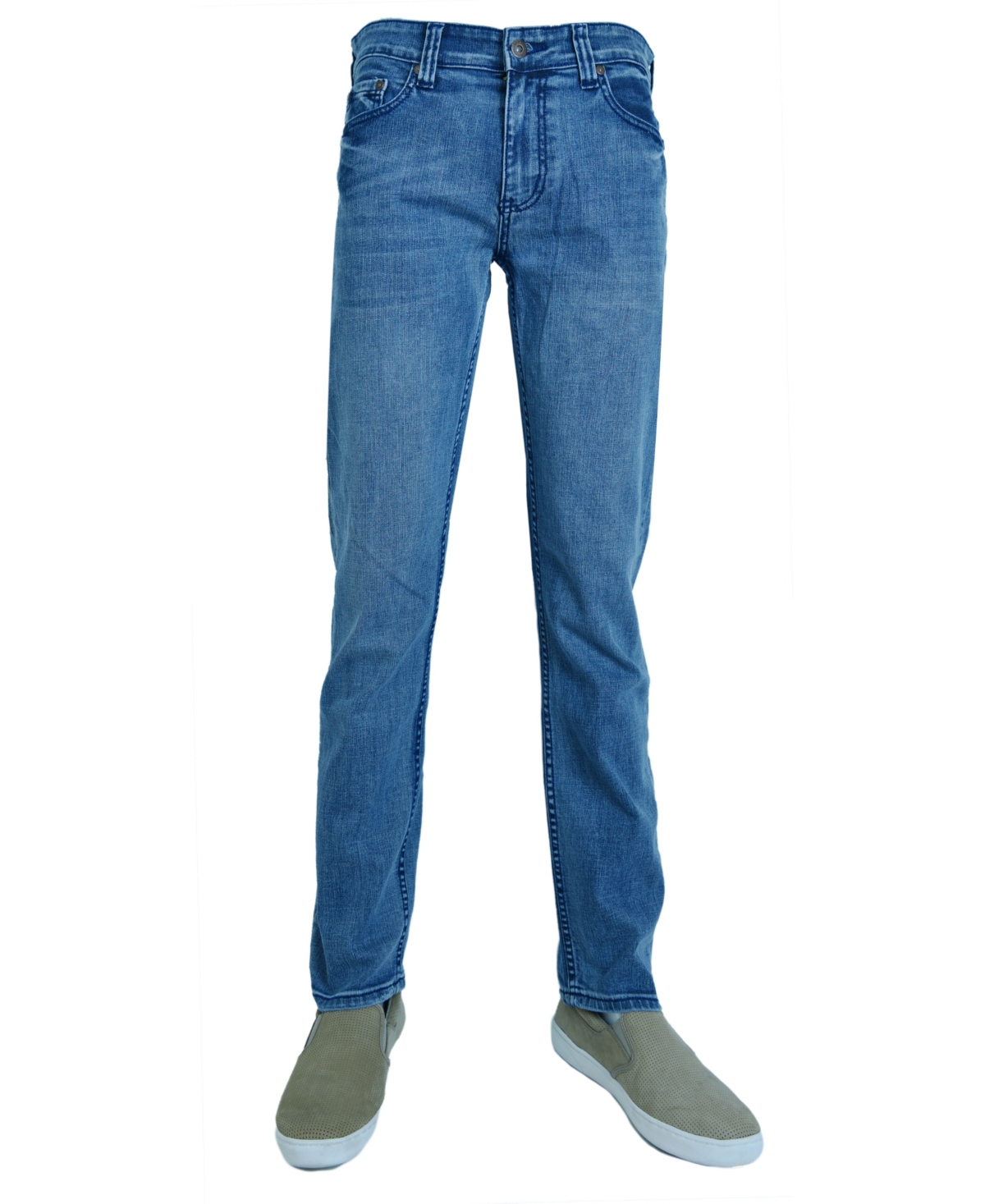 Men's Fashion Slim Tapered Jeans Denim - Light Blue