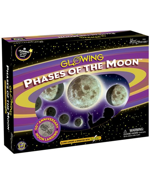 Детские игрушки Great Explorations Glow-in-the-Dark 3-D Phases of the Moon Science Kit, Ages 5+