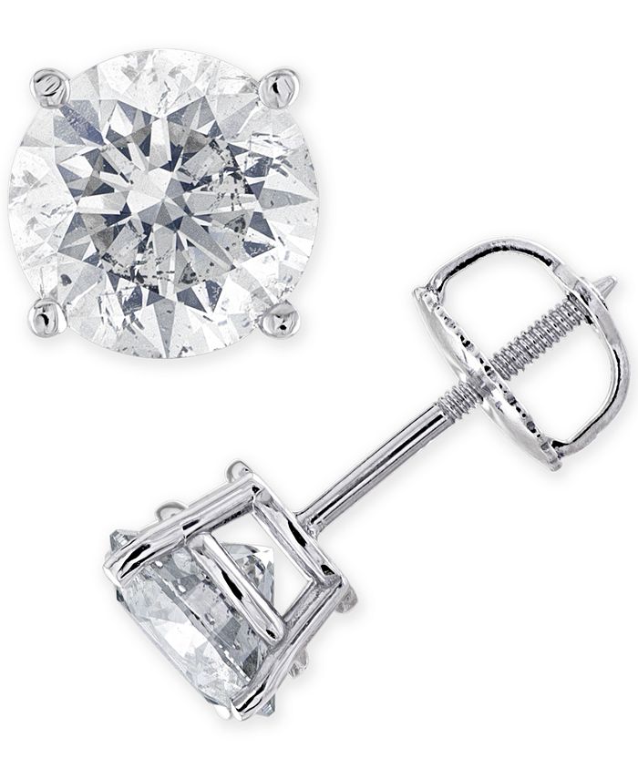 Diamond Stud Earrings (1-3/8 ct. t.w.) in 14k White, Yellow or Rose Gold