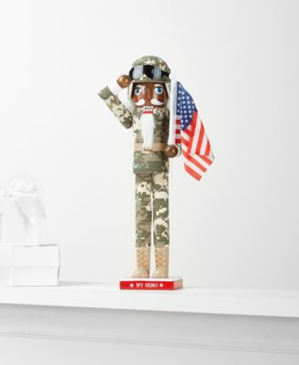 Holiday Lane - African American Army Nutcracker