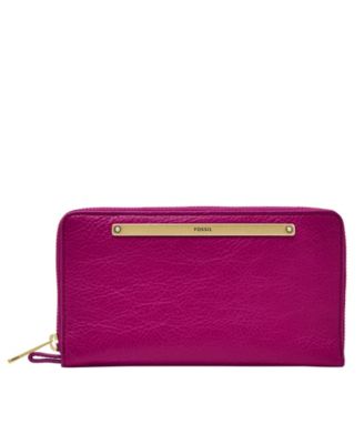 Fossil - Liza Leather Zip-Around Wallet