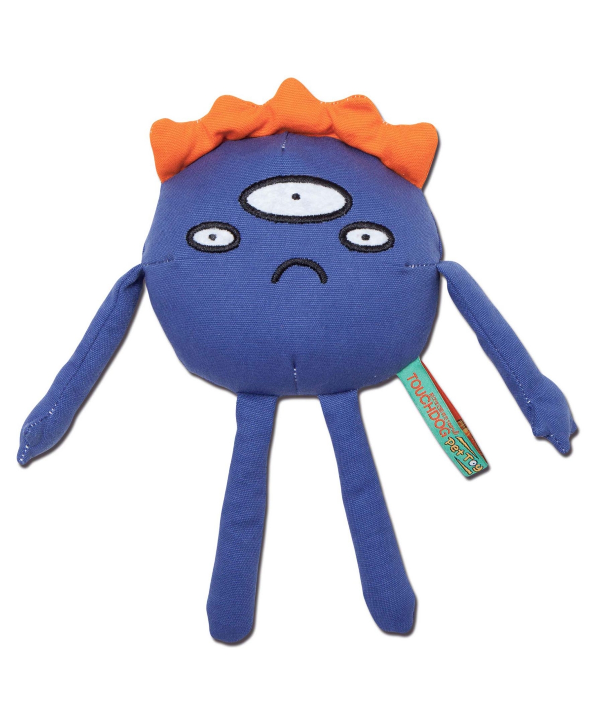 Cartoon Alien Monster Plush Dog Toy - Blue