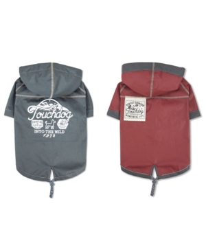 Touchdog 'Cloudburst' Water-resistant Reversible Dog Raincoat X-large