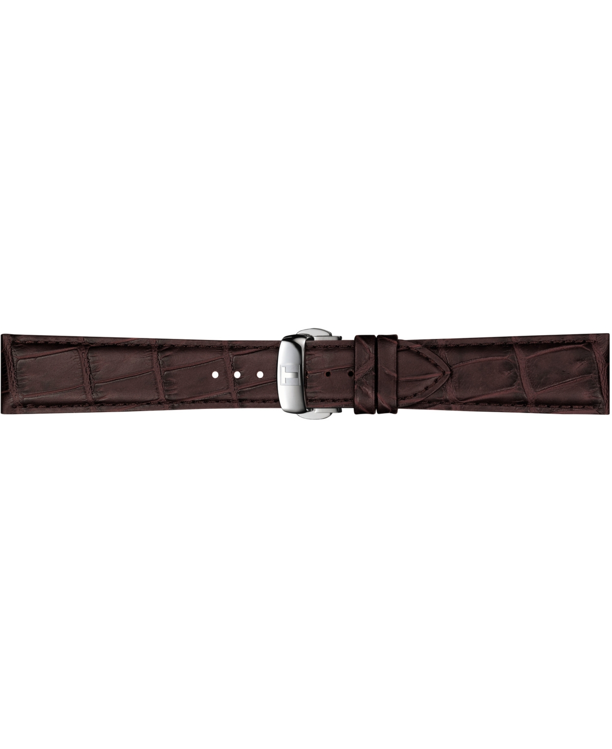 Shop Tissot Men's Swiss Gentleman Brown Leather Strap Watch 40mm In Black