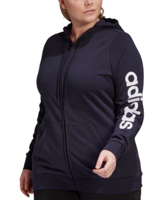 adidas - Plus Size Essential Full-Zip Hooded Jacket