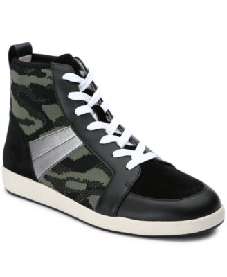 green and black high tops