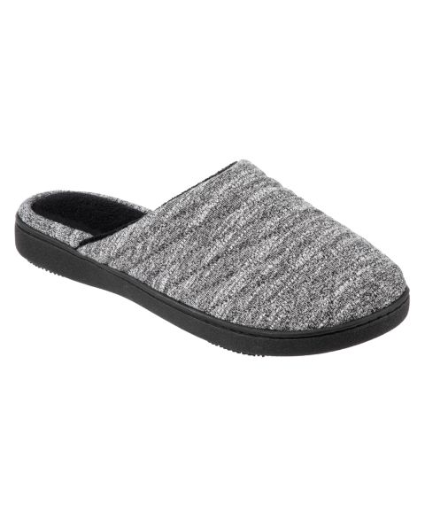 Женские тапочки Isotoner Signature Isotoner Andrea Clog Slippers, цвет: Чёрный