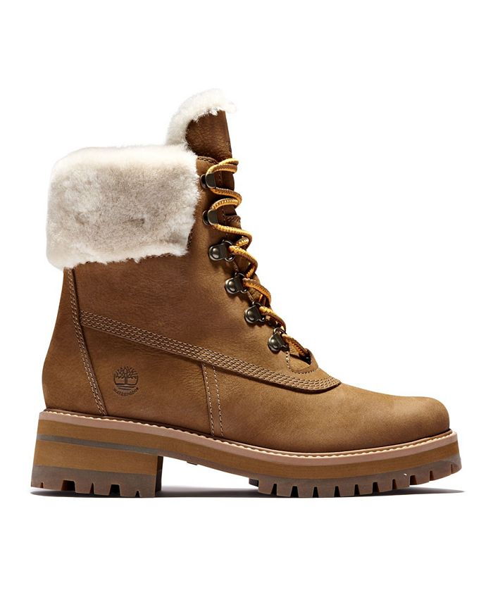 women's courmayeur valley shearling waterproof lug sole boot