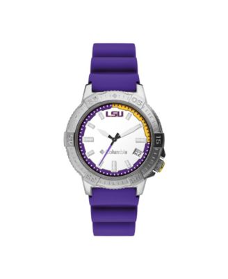 Columbia - Men's Peak Patrol LSU Silicone Strap Watch 45mm