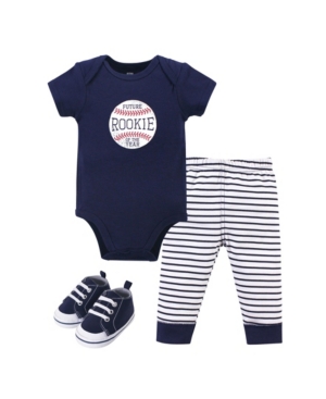 Hudson Baby Boys Bodysuit Pant and Shoe Set